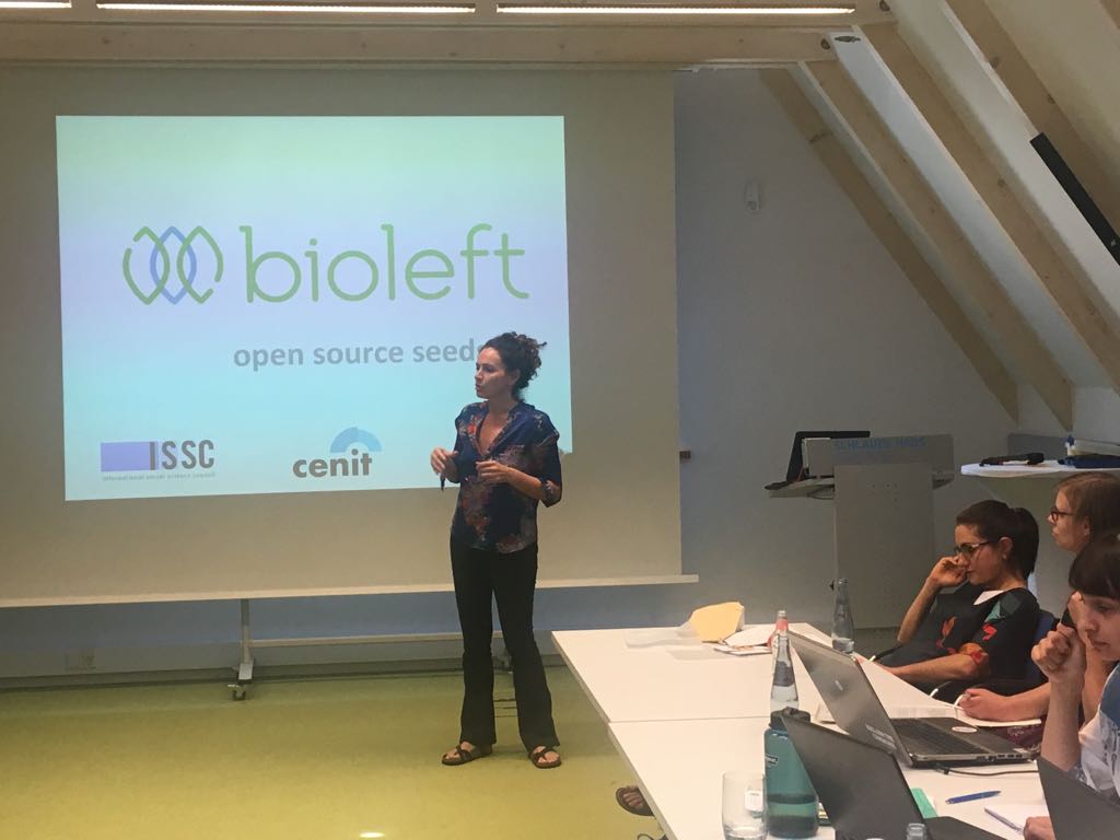 Anabel Marín presenta Bioleft en Alemania