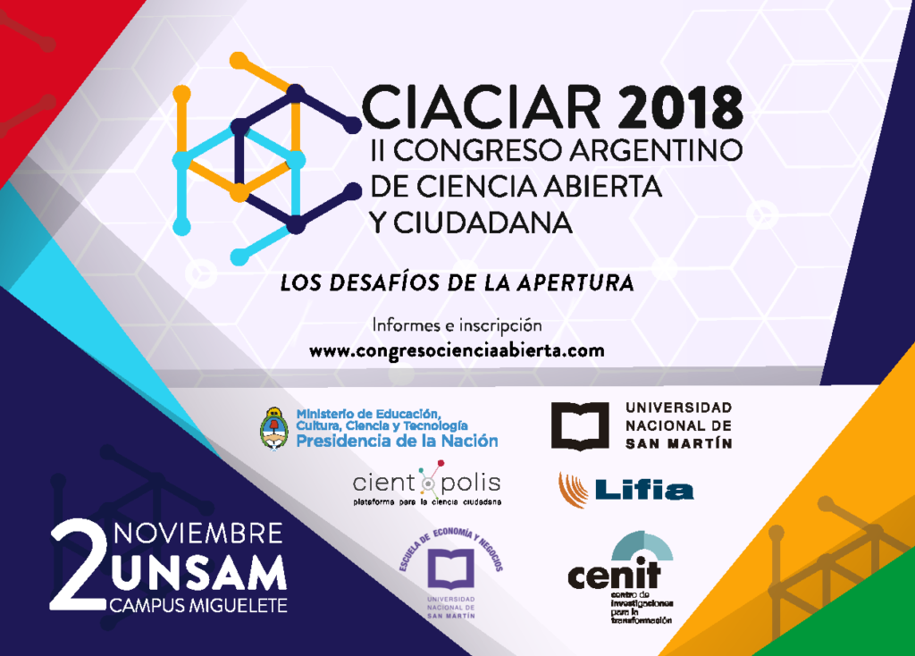 Bioleft en Ciaciar, el II Congreso Argentino de Ciencia Abierta y Ciudadana
