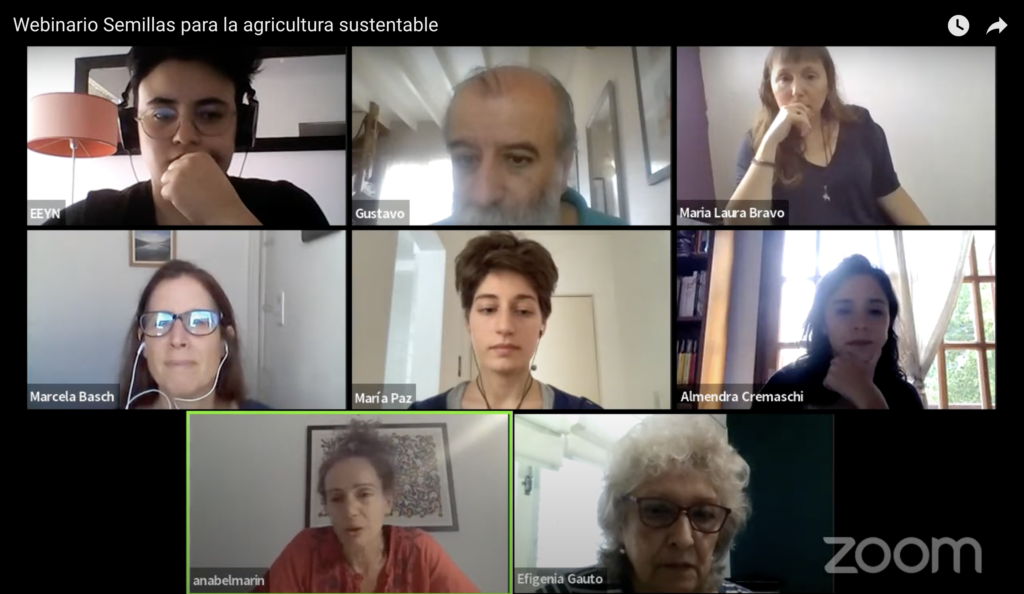 Webinario: Semillas para la agricultura sustentable